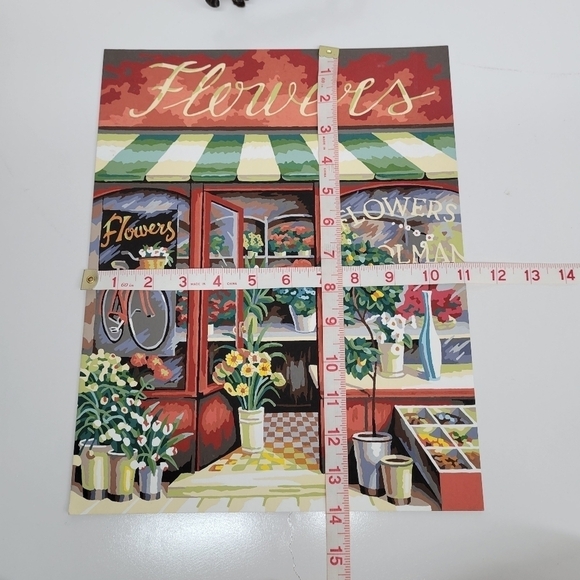 The Flower Shop Advanced Paint By Number 11×14 Finished Acrylic Painting - Picture 15 of 15
